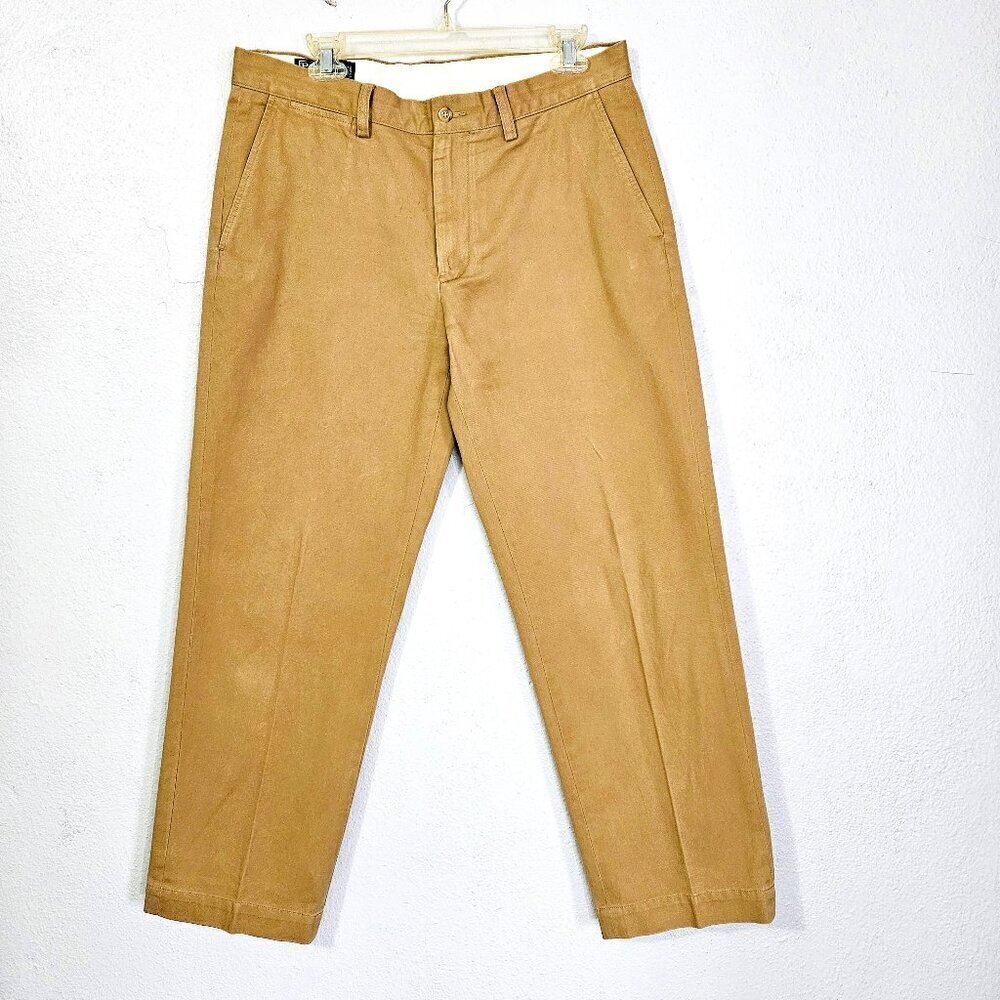Polo by Ralph Lauren Tan Chino Men's Pants Minimalist Casual Size 33W X 30L
